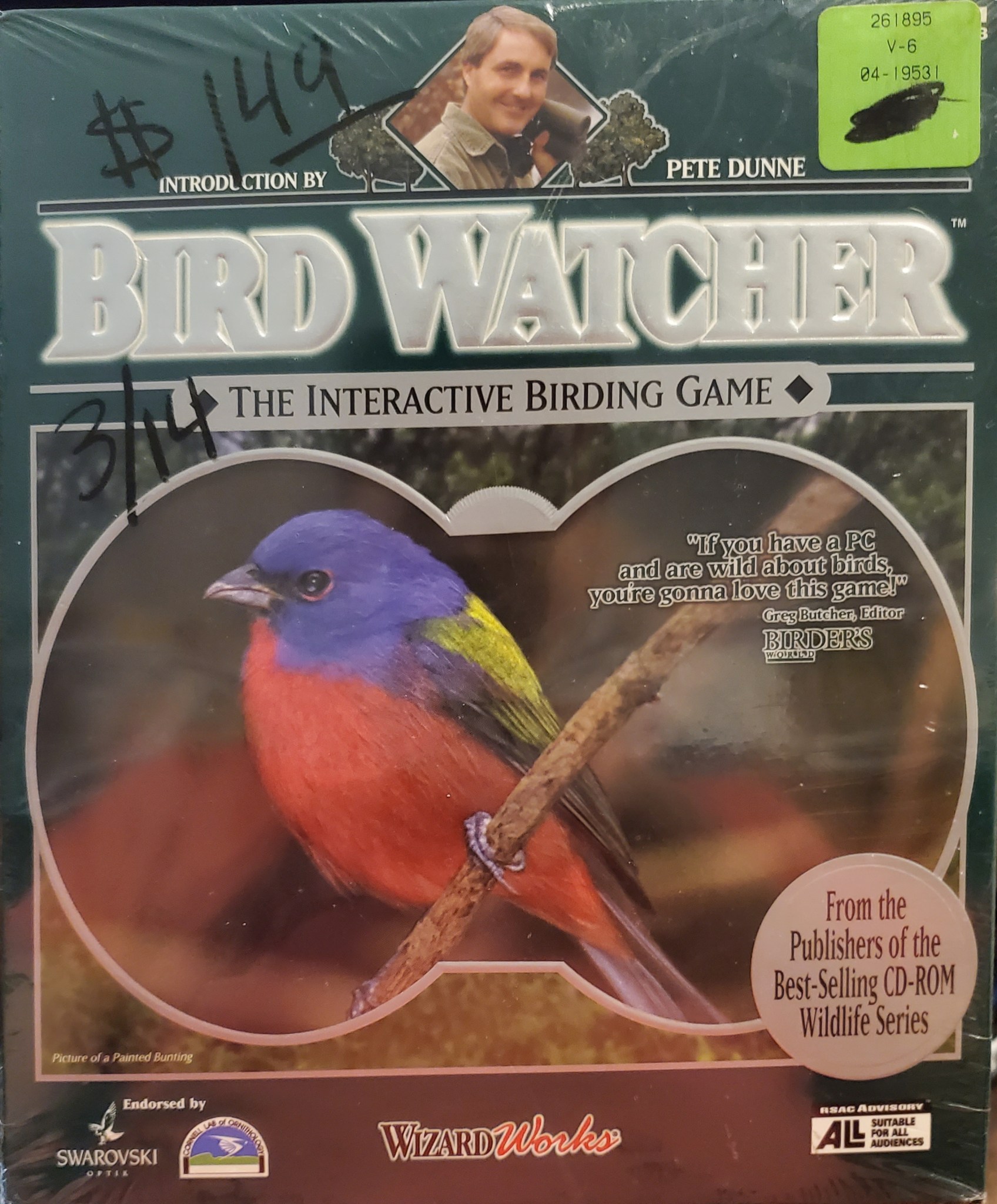 Bird Watcher: The Interactive Birding Game | CD-ROM Fossil